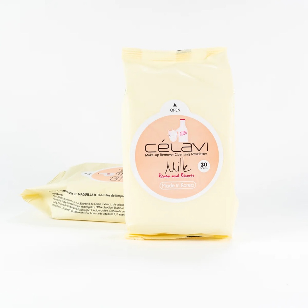 CELAVI MILK MAKEUP REMOVER WIPES